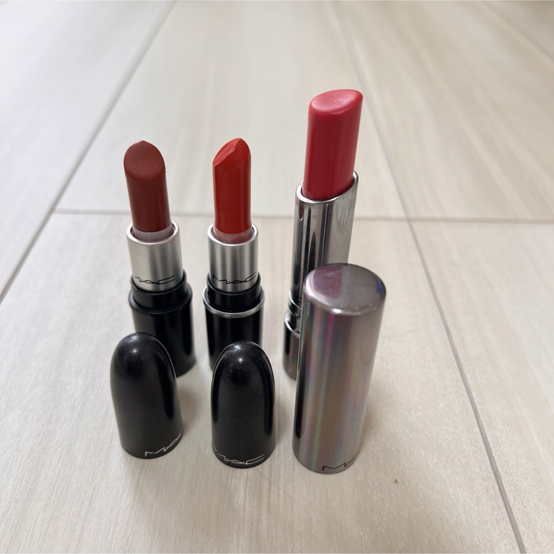 MAC(マック)のMAC リップ3本セット コスメ/美容のベースメイク/化粧品(口紅)の商品写真