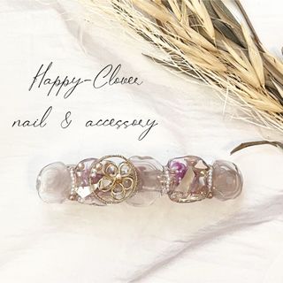 ☆No.223☆ハンドメイド　レジンアクセサリー  バレッタ(ヘアアクセサリー)