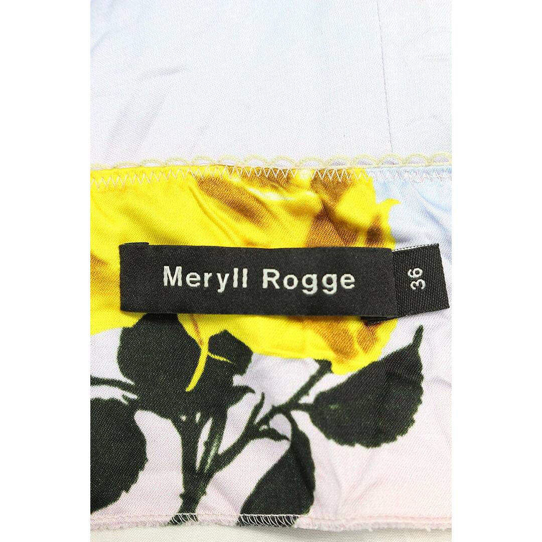 メリルロッゲ MERYLL ROGGE  706WF23 ヴィスコースフラワー柄スカート レディース 36 レディースのスカート(ひざ丈スカート)の商品写真