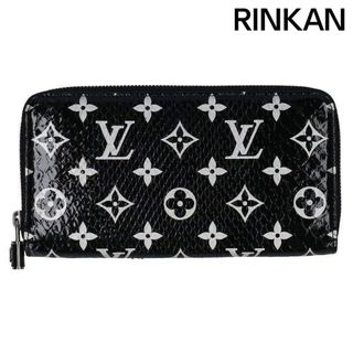 ルイヴィトン(LOUIS VUITTON)のルイヴィトン  N96955 エキゾチック ジッピーウォレット  パイソンレザーモノグラムラウンドジップ長財布 レディース(財布)