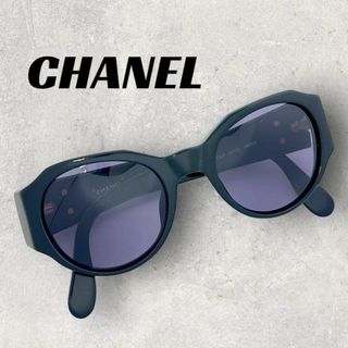 シャネル(CHANEL)の【873】美品！シャネル　サングラス　ブラック・ブルーブラック(サングラス/メガネ)