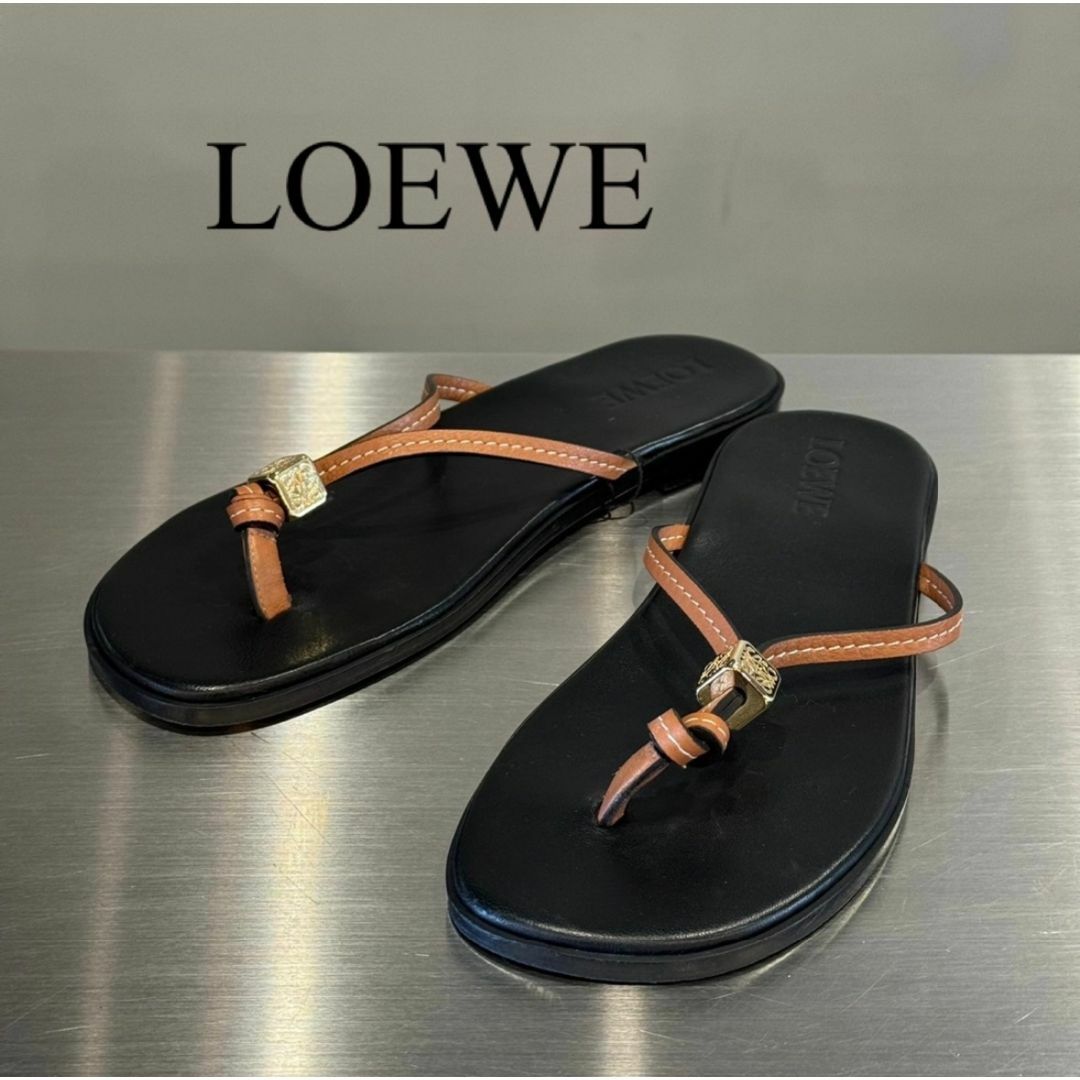 LOEWE(ロエベ)の『LOEWE』ロエベ (39) レザーサンダル メンズの靴/シューズ(サンダル)の商品写真