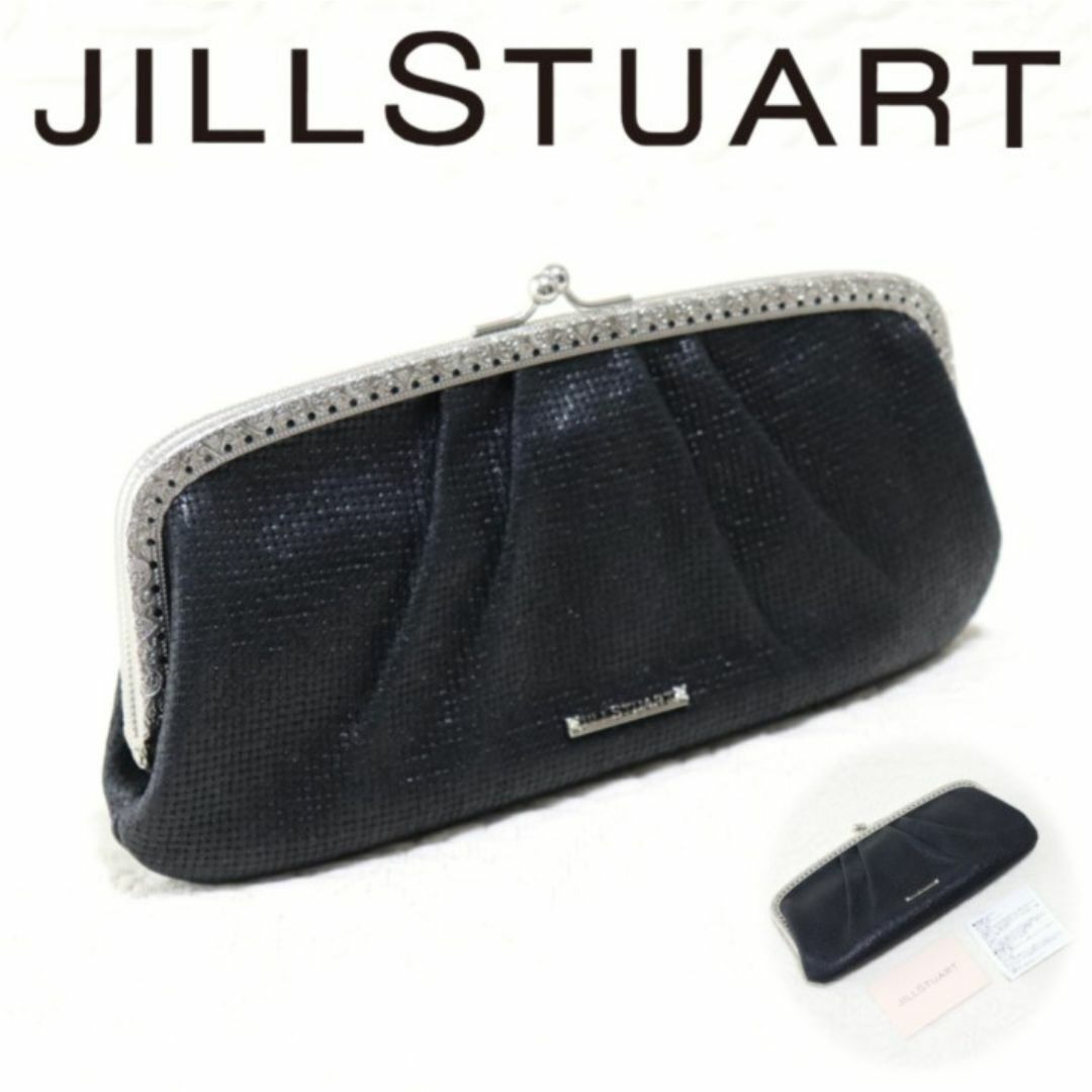 JILLSTUART(ジルスチュアート)の新品タグ付き【ジルスチュアート】 ボレール 口金 ダブルがま口長財布 黒 レディースのファッション小物(財布)の商品写真