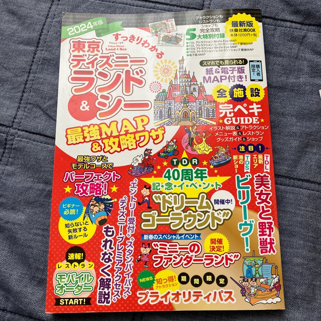 すっきりわかる東京ディズニーランド＆シー最強ＭＡＰ＆攻略ワザ エンタメ/ホビーの本(地図/旅行ガイド)の商品写真