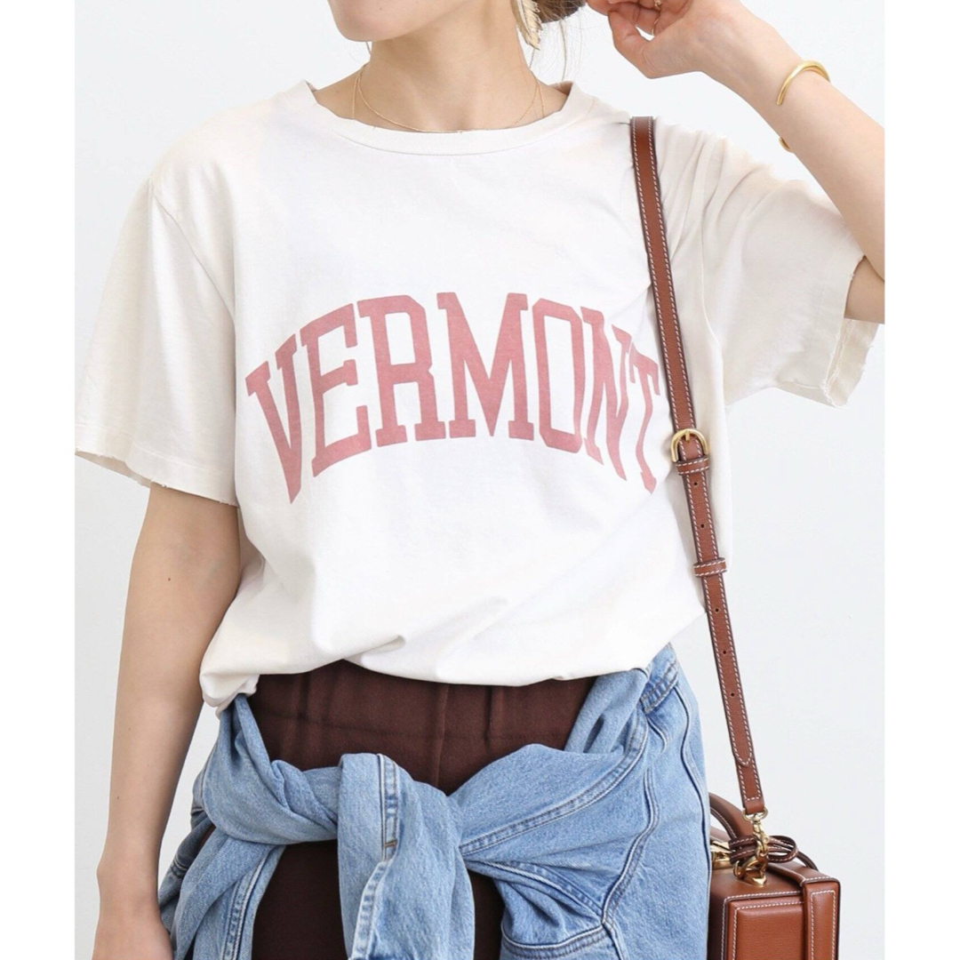 L'Appartement DEUXIEME CLASSE(アパルトモンドゥーズィエムクラス)の【REMI RELIEF/レミ レリーフ】 VERMONT T SHIRTS レディースのトップス(Tシャツ(半袖/袖なし))の商品写真