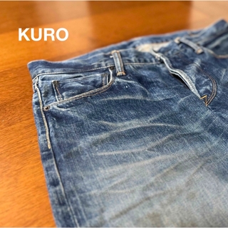 クロ(KURO)のKURO GRAPHITE 60sモデル 赤耳セルビッジ ヴィンテージ加工(デニム/ジーンズ)