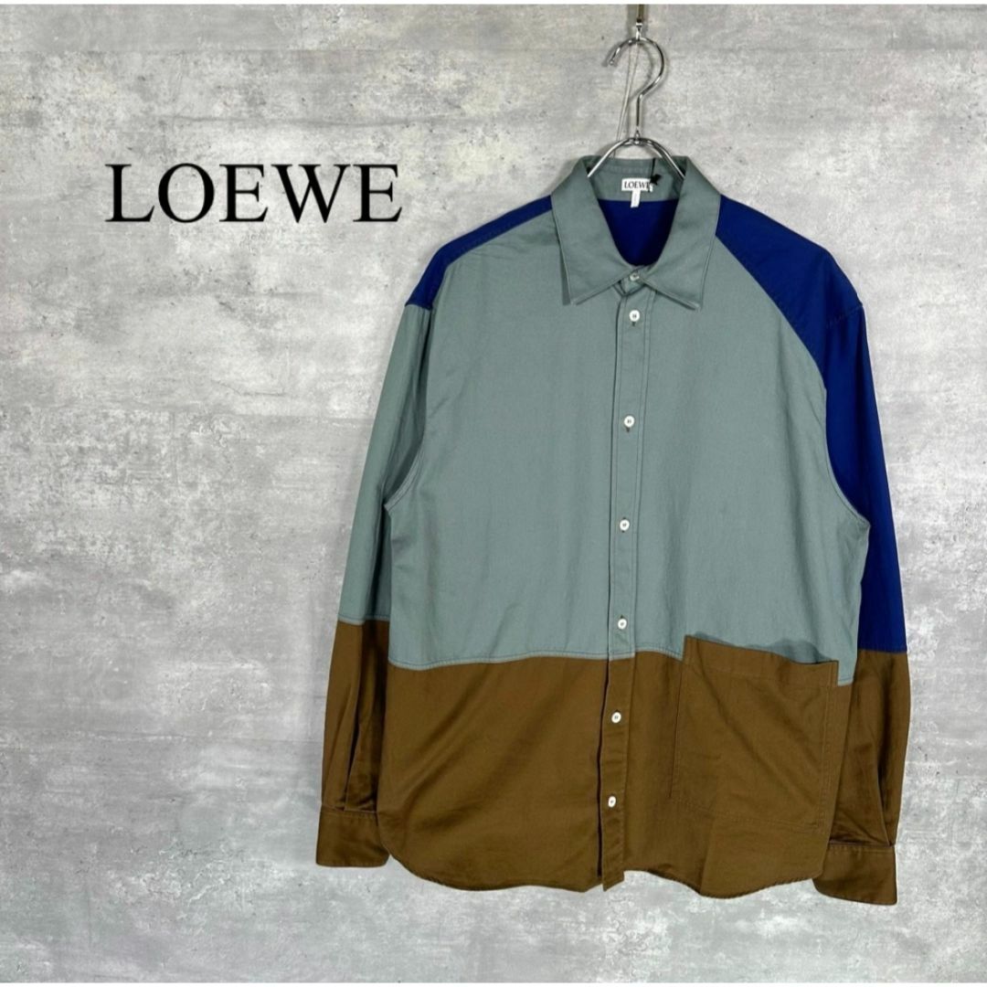 LOEWE(ロエベ)の『LOEWE』ロエベ (39) パッチワークシャツ メンズのトップス(シャツ)の商品写真