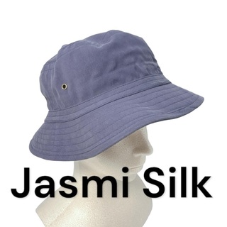 レディースハット　Jasmi Silk(ジャスミシルク)　　新品　57cm　紺(ハット)