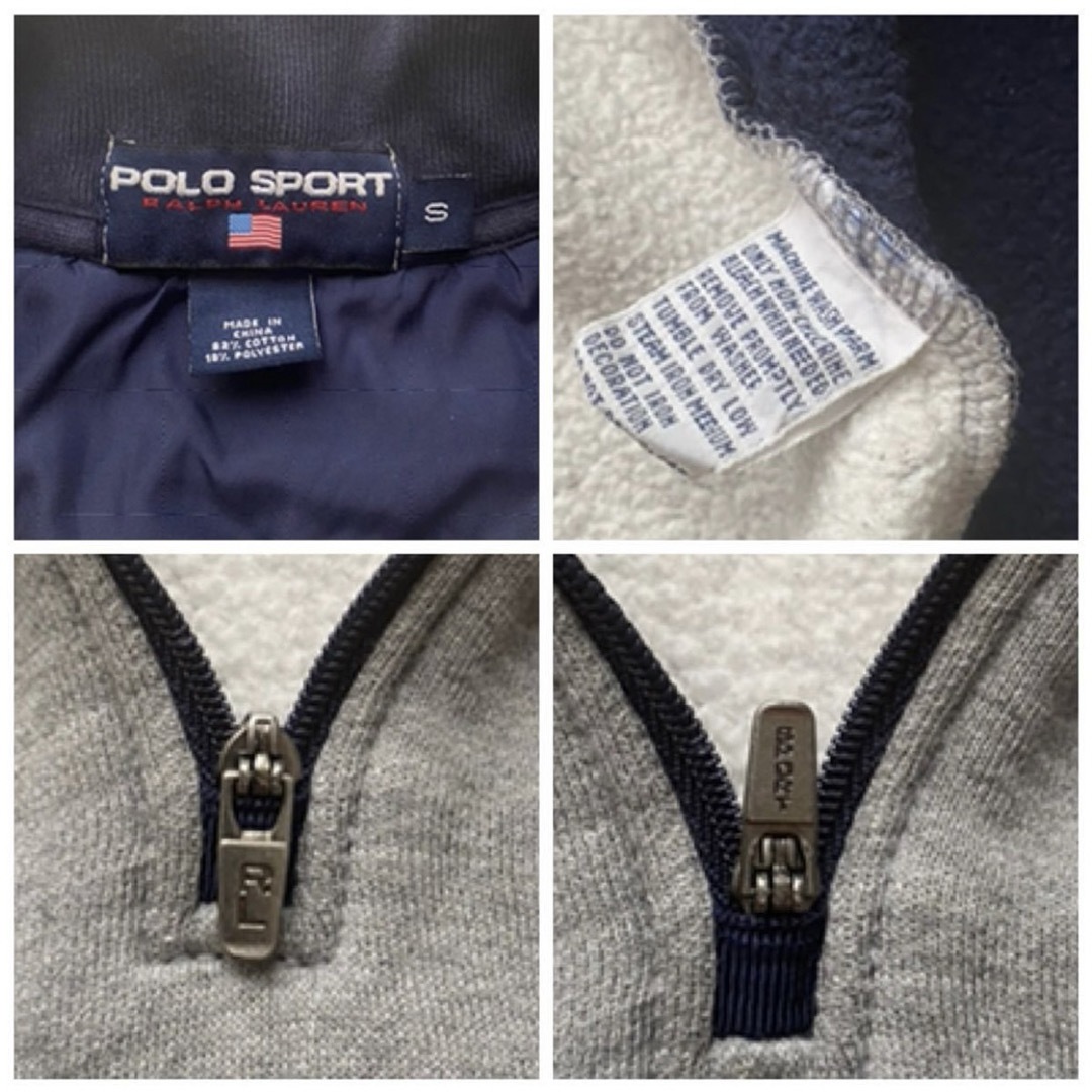 POLO RALPH LAUREN(ポロラルフローレン)の90s POLO SPORT ポロスポーツ ラルフローレン ハーフジップ M   メンズのトップス(スウェット)の商品写真