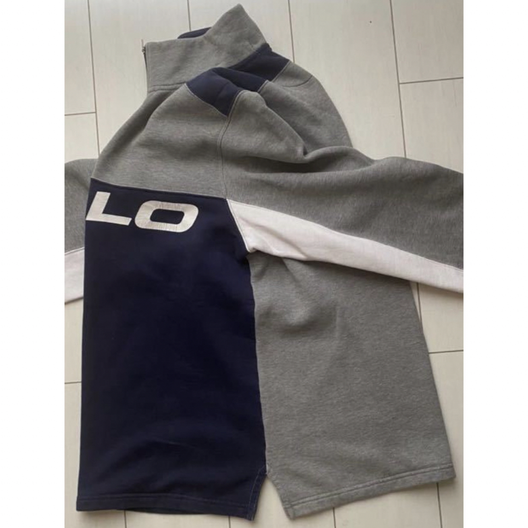 POLO RALPH LAUREN(ポロラルフローレン)の90s POLO SPORT ポロスポーツ ラルフローレン ハーフジップ M   メンズのトップス(スウェット)の商品写真