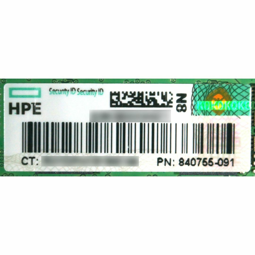 HP(ヒューレットパッカード)のHP純正メモリ 8GBx4 計32GB PC4-21300 ECC Reg AW スマホ/家電/カメラのPC/タブレット(PCパーツ)の商品写真