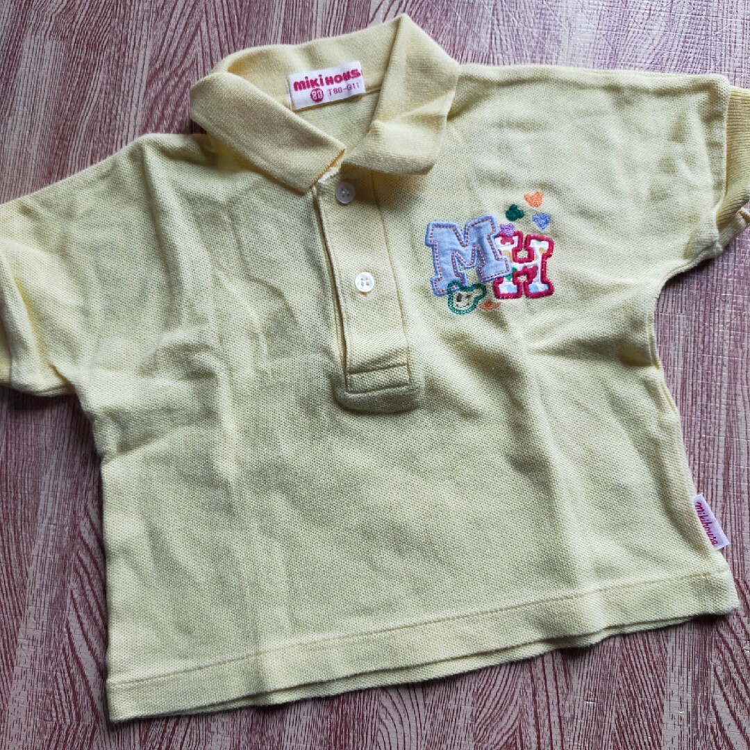 mikihouse(ミキハウス)のミキハウス　ポロシャツ　Tシャツ キッズ/ベビー/マタニティのベビー服(~85cm)(Ｔシャツ)の商品写真