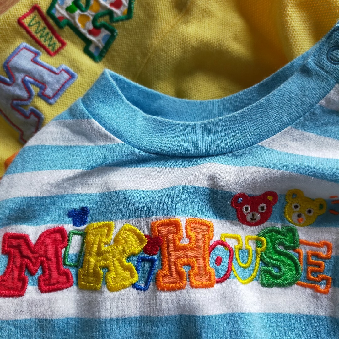 mikihouse(ミキハウス)のミキハウス　ポロシャツ　Tシャツ キッズ/ベビー/マタニティのベビー服(~85cm)(Ｔシャツ)の商品写真