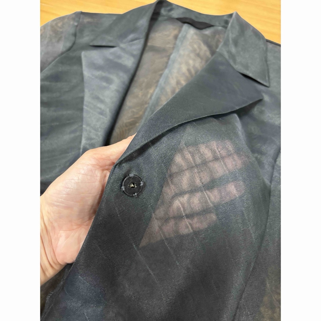 STRAWBERRY-FIELDS(ストロベリーフィールズ)のストロベリーフィールズ シアージャケット テーラード7部袖 メンズのジャケット/アウター(テーラードジャケット)の商品写真