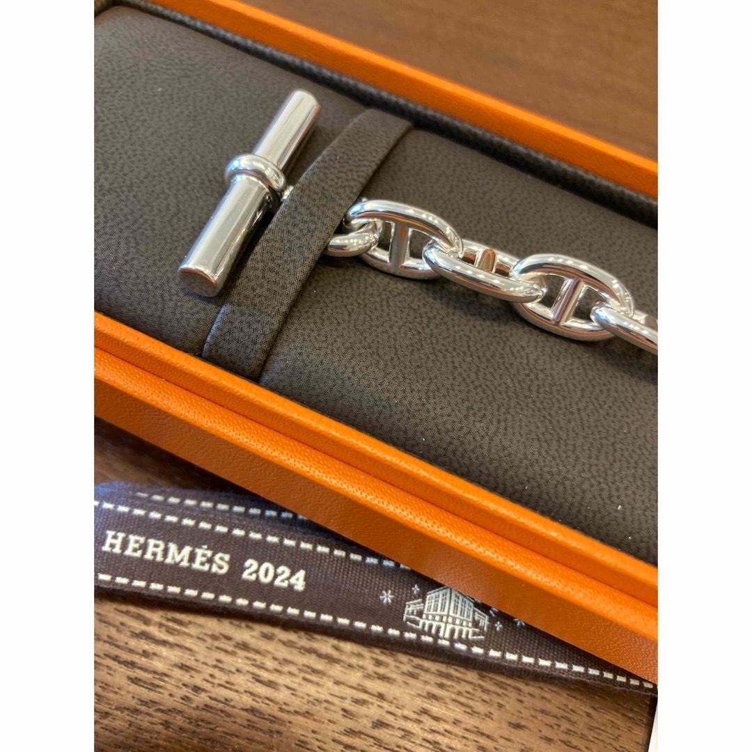 Hermes(エルメス)の新品☆エルメス　シェーヌダンクル　ブレスレット　MM　13コマ レディースのアクセサリー(ブレスレット/バングル)の商品写真