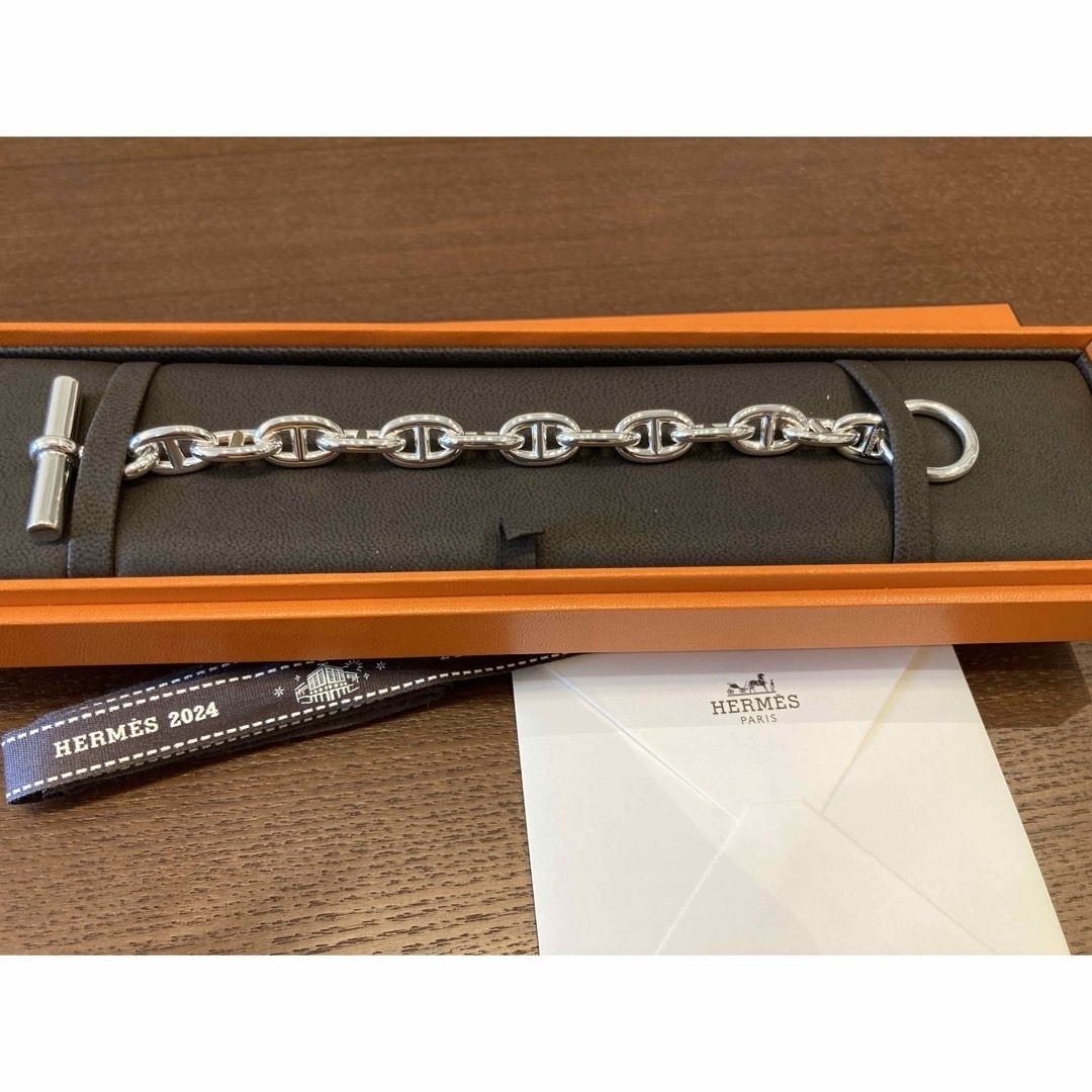 Hermes(エルメス)の新品☆エルメス　シェーヌダンクル　ブレスレット　MM　13コマ レディースのアクセサリー(ブレスレット/バングル)の商品写真