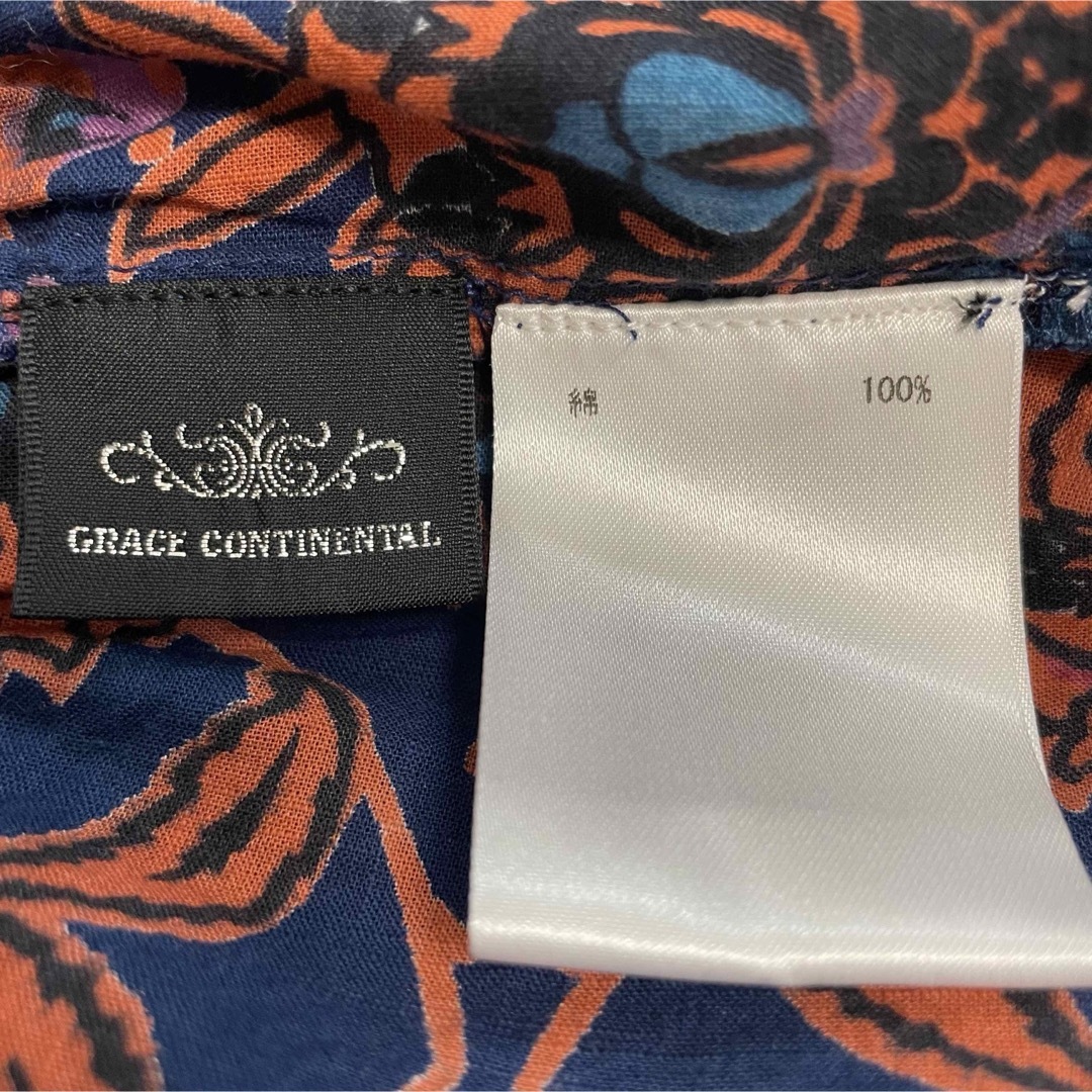 GRACE CONTINENTAL(グレースコンチネンタル)の良品　GRACE CONTINENTAL  ワンピース　ティアード　スキッパー レディースのワンピース(ひざ丈ワンピース)の商品写真