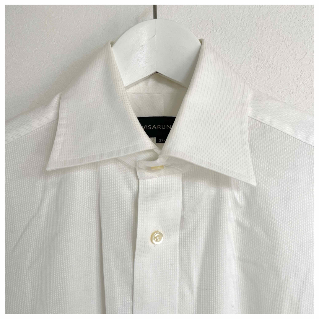 VISARUNO Yシャツ　メンズ　ビジネス　シャツ メンズのトップス(シャツ)の商品写真