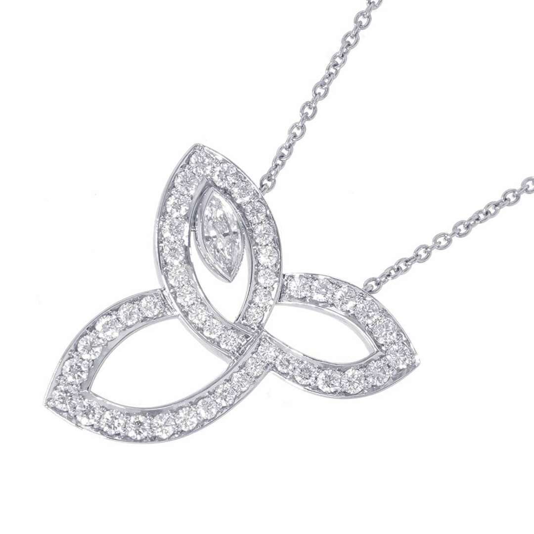 HARRY WINSTON(ハリーウィンストン)のハリーウィンストン ネックレス リリー・クラスター ダイヤモンド 45P 計0.68ct 1P マーキースカット Pt950 PEDPMQRFLC レディースのアクセサリー(ネックレス)の商品写真