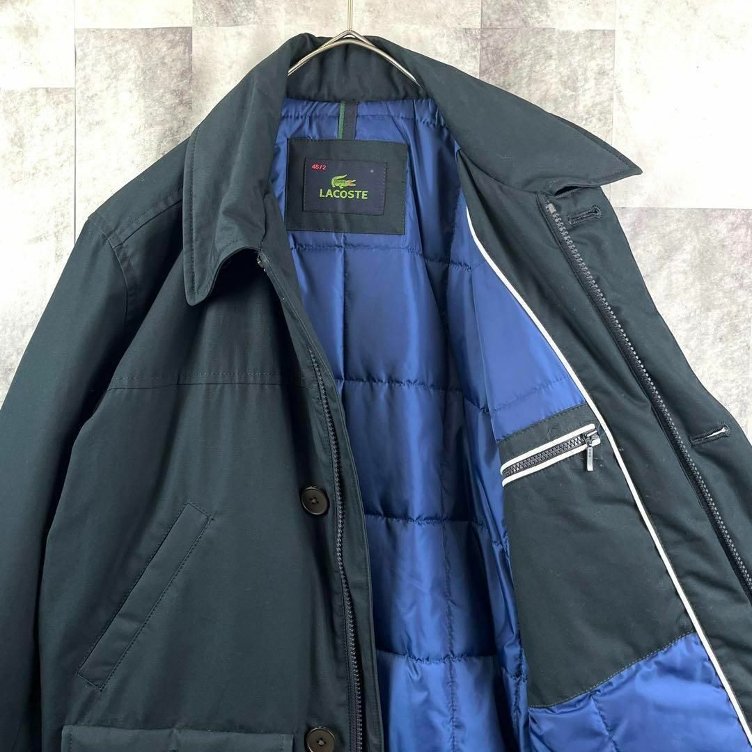 LACOSTE(ラコステ)のラコステ コットン フィールドジャケット ワンポイントロゴ ダークグレー M メンズのジャケット/アウター(ブルゾン)の商品写真
