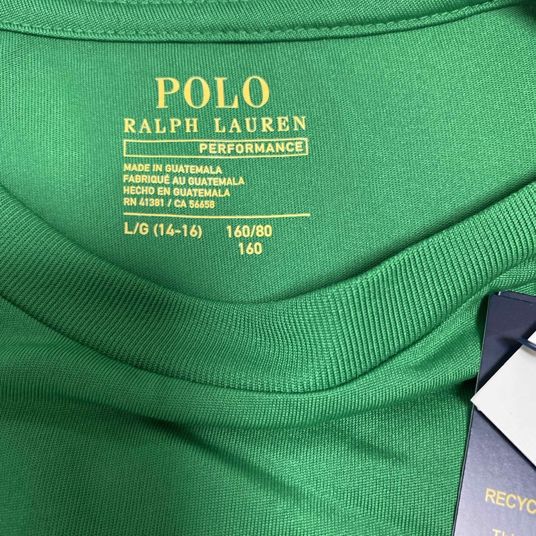 POLO RALPH LAUREN(ポロラルフローレン)の新品未使用、ポロラルフローレン、160.サッカー、半袖Tシャツ キッズ/ベビー/マタニティのキッズ服男の子用(90cm~)(Tシャツ/カットソー)の商品写真