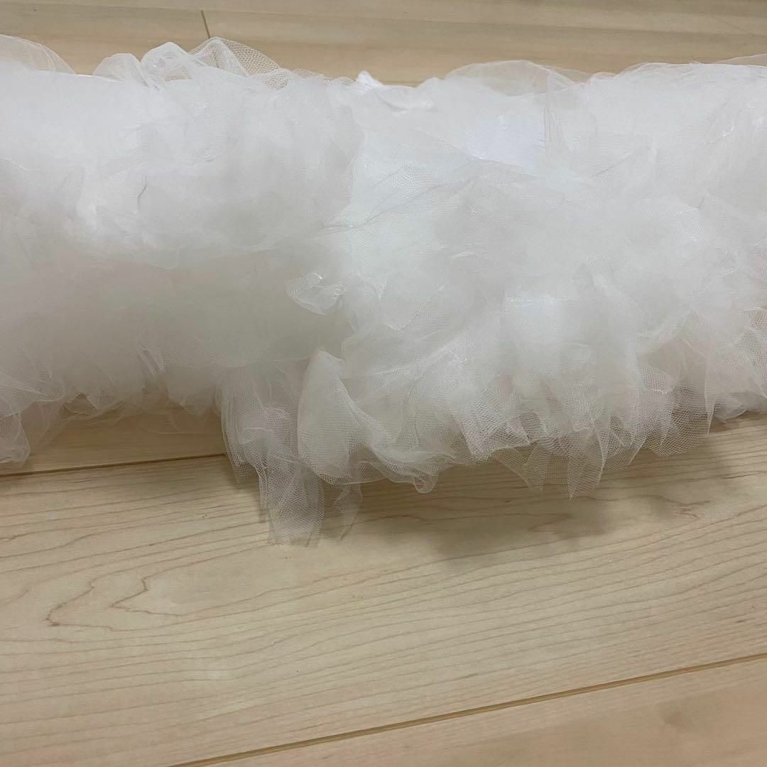 ホワイト　パニエ　コスプレ　ロリータ　原宿　ゴスロリ　スカート　ふわふわ　50 レディースのスカート(ひざ丈スカート)の商品写真