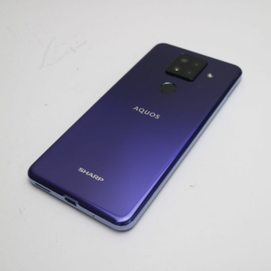 SHARP(シャープ)の新品同様 SIMフリー AQUOS sense4 plus SH-M16  パープル M444 スマホ/家電/カメラのスマートフォン/携帯電話(スマートフォン本体)の商品写真