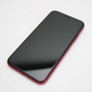 アイフォーン(iPhone)の超美品 SIMフリー iPhoneXR 64GB レッド RED 白ロム  M444(スマートフォン本体)