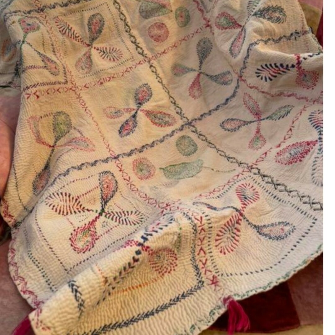 インド ノクシカタ刺繍ラリーキルト - その他 インド ノクシカタ刺繍ラリーキルト - その他