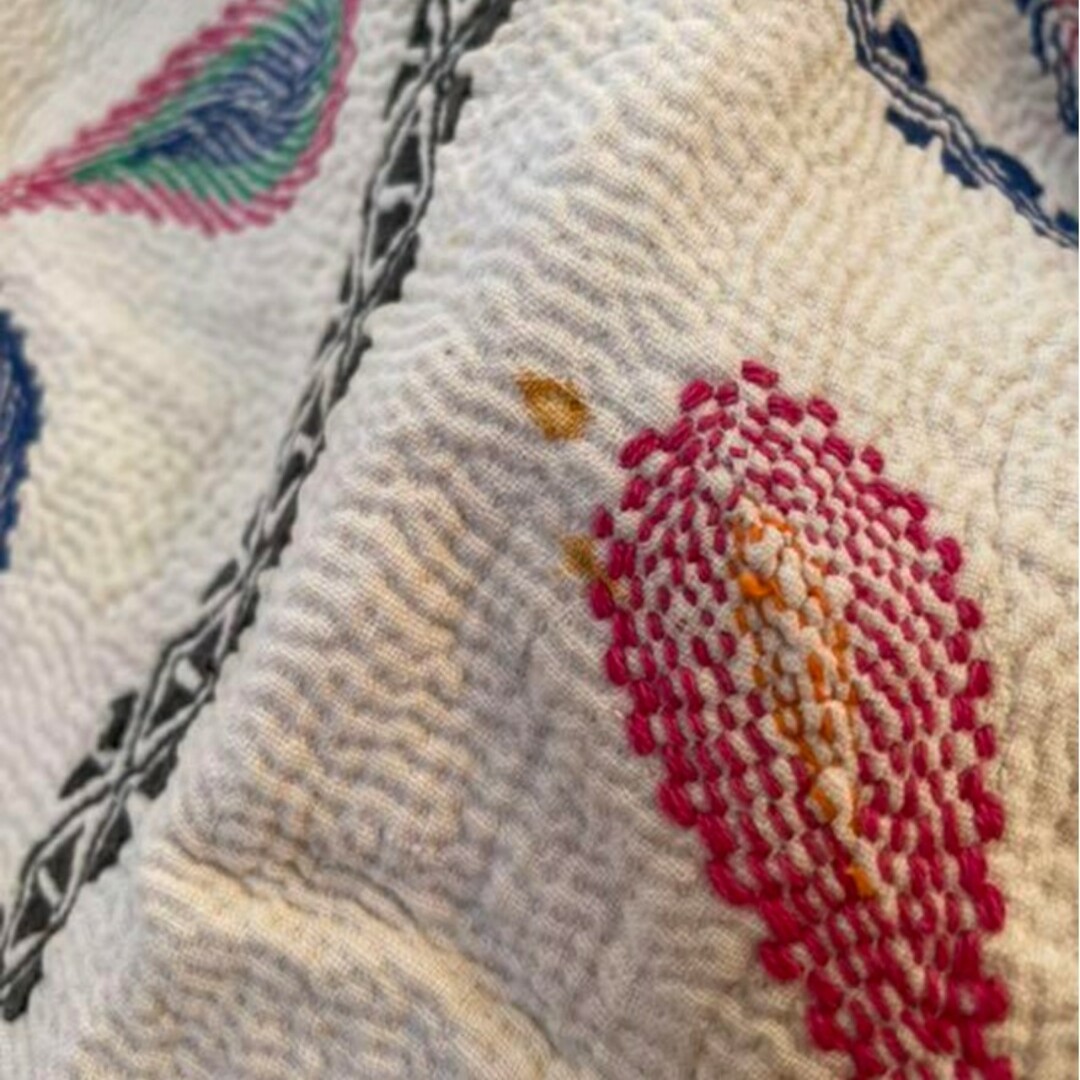 インド ノクシカタ刺繍ラリーキルト - その他 インド ノクシカタ刺繍ラリーキルト - その他