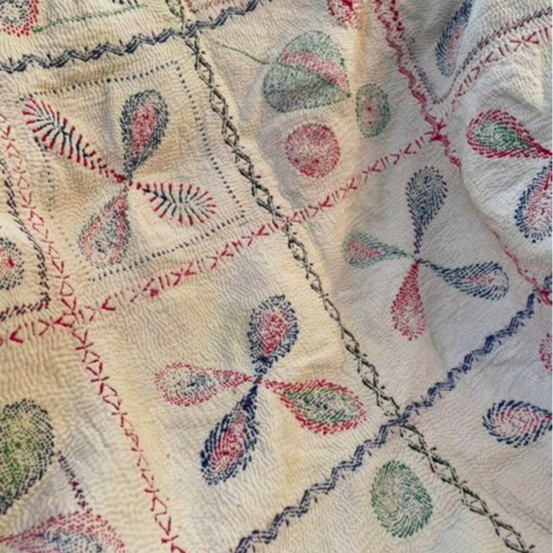 インド ノクシカタ刺繍ラリーキルト - その他 インド ノクシカタ刺繍ラリーキルト - その他