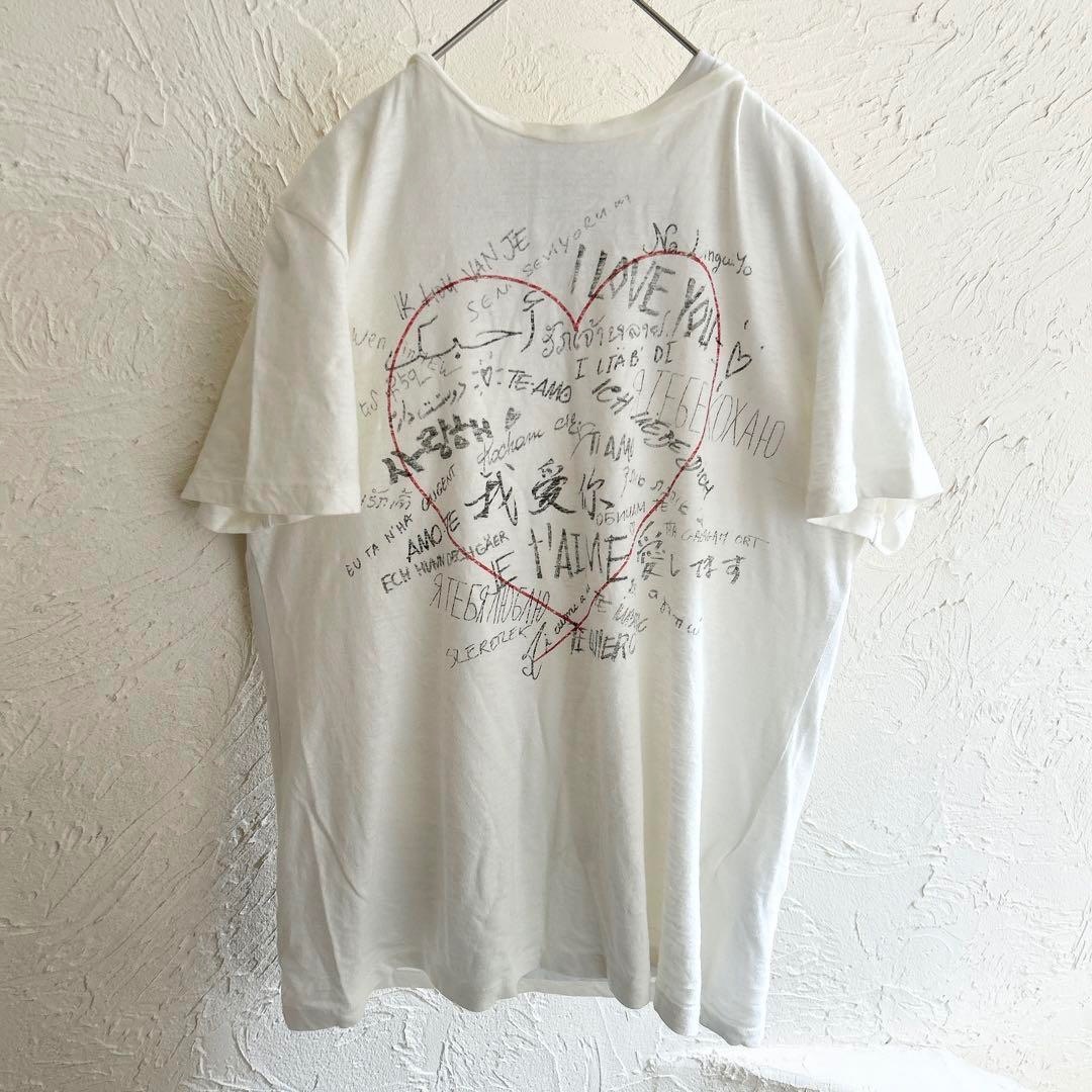 Christian Dior(クリスチャンディオール)の【極美品】Dior Love T-shirt アムールコレクション ホワイト レディースのトップス(Tシャツ(半袖/袖なし))の商品写真