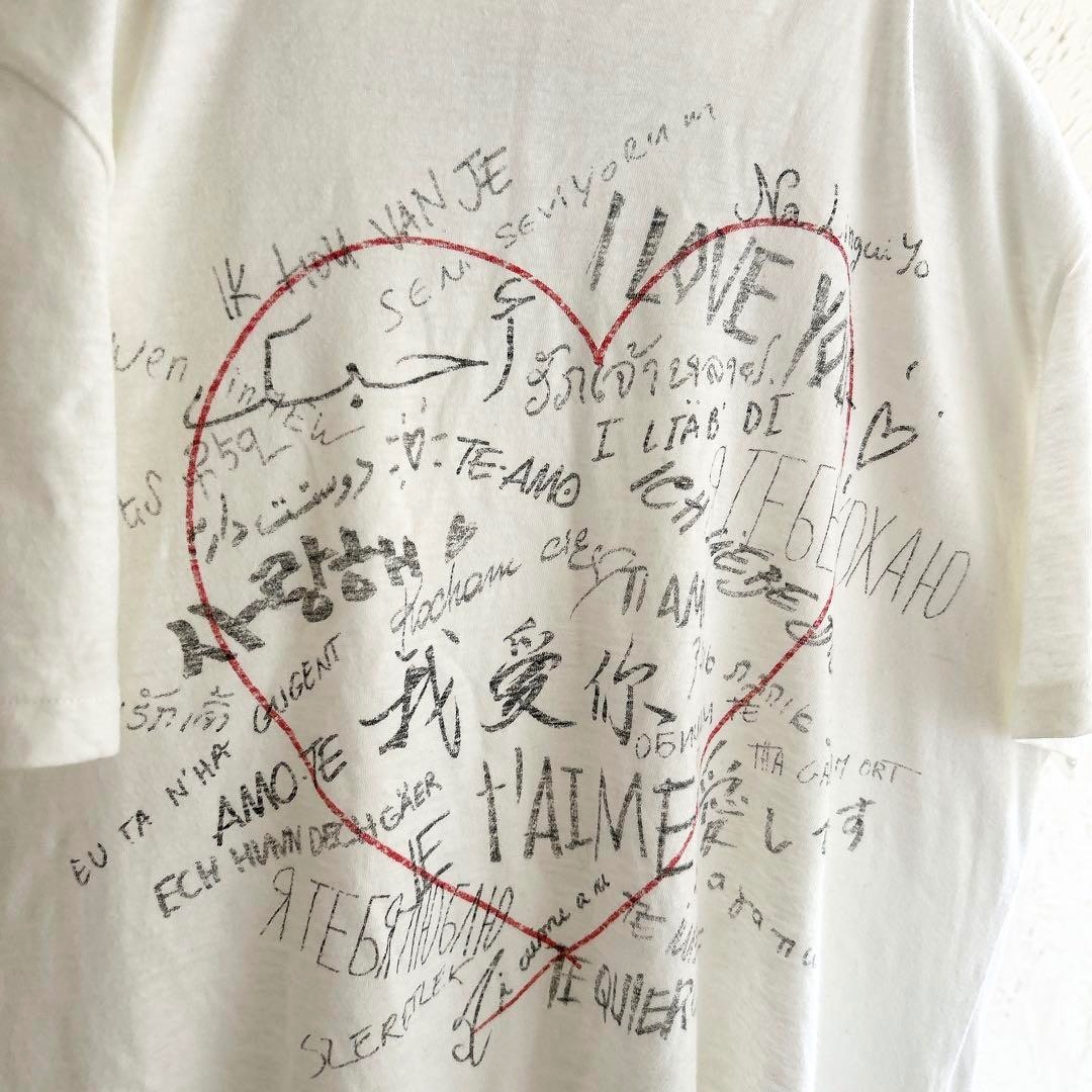 Christian Dior(クリスチャンディオール)の【極美品】Dior Love T-shirt アムールコレクション ホワイト レディースのトップス(Tシャツ(半袖/袖なし))の商品写真