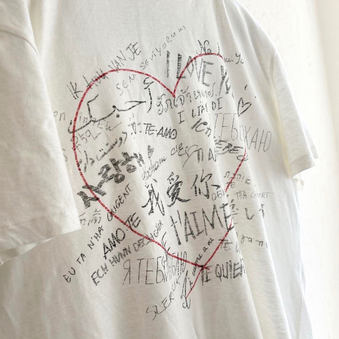 Christian Dior(クリスチャンディオール)の【極美品】Dior Love T-shirt アムールコレクション ホワイト レディースのトップス(Tシャツ(半袖/袖なし))の商品写真