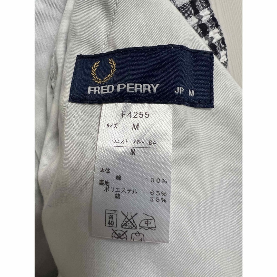 FRED PERRY(フレッドペリー)のFRED PERRY フレッドペリー ギンガムチェック柄ハーフパンツ メンズのパンツ(ショートパンツ)の商品写真