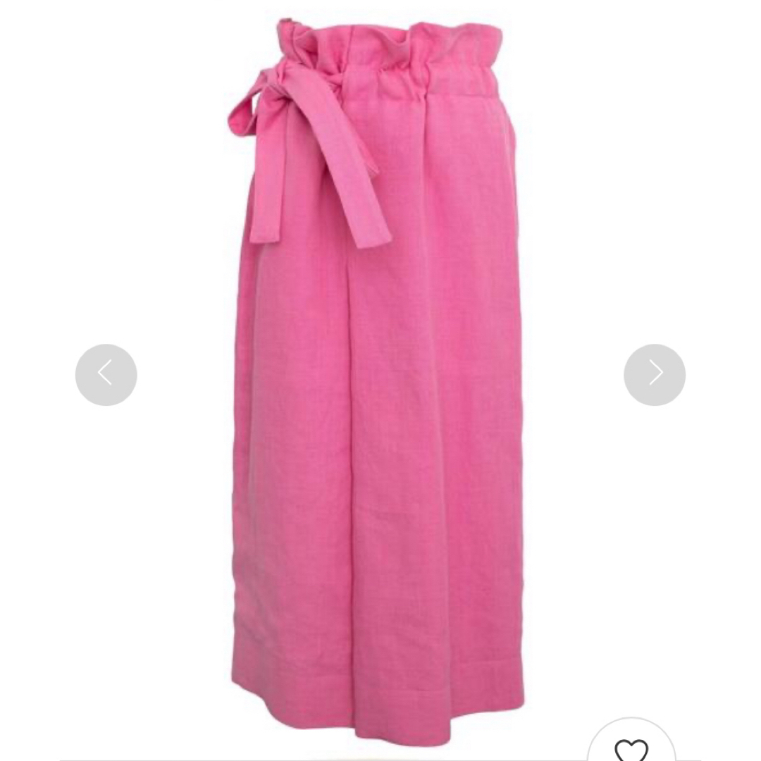 Drawer(ドゥロワー)のDrawerドゥロワー ウエスト ギャザー リボンスカート ピンク36 レディースのスカート(ロングスカート)の商品写真