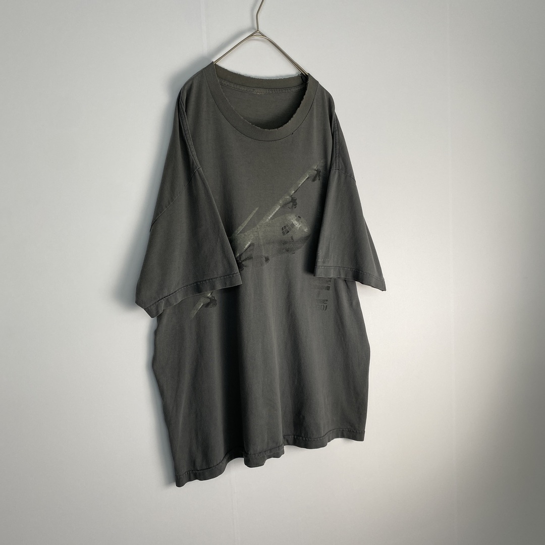ヴィンテージ　Ｔシャツ　ボロ　プリント　グレー メンズのトップス(Tシャツ/カットソー(半袖/袖なし))の商品写真