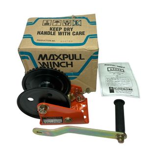 ＊＊MAXPULL ミニマックスプルウィンチ 100kgまで 本体のみ (2) PM-100 オレンジ(その他)