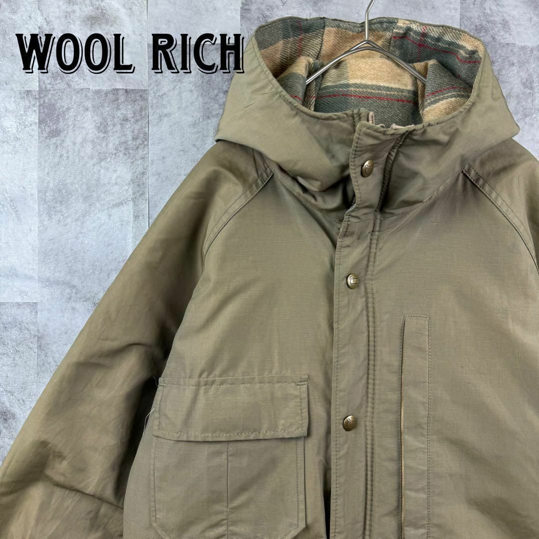 WOOLRICH(ウールリッチ)の希少 70s ウールリッチ マウンテンパーカー TALONジップ L相当 メンズのジャケット/アウター(マウンテンパーカー)の商品写真