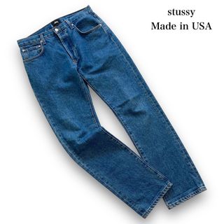 ステューシー(STUSSY)の【stussy】90s  USA製 SLIM OL'JEANS デニムパンツ(デニム/ジーンズ)