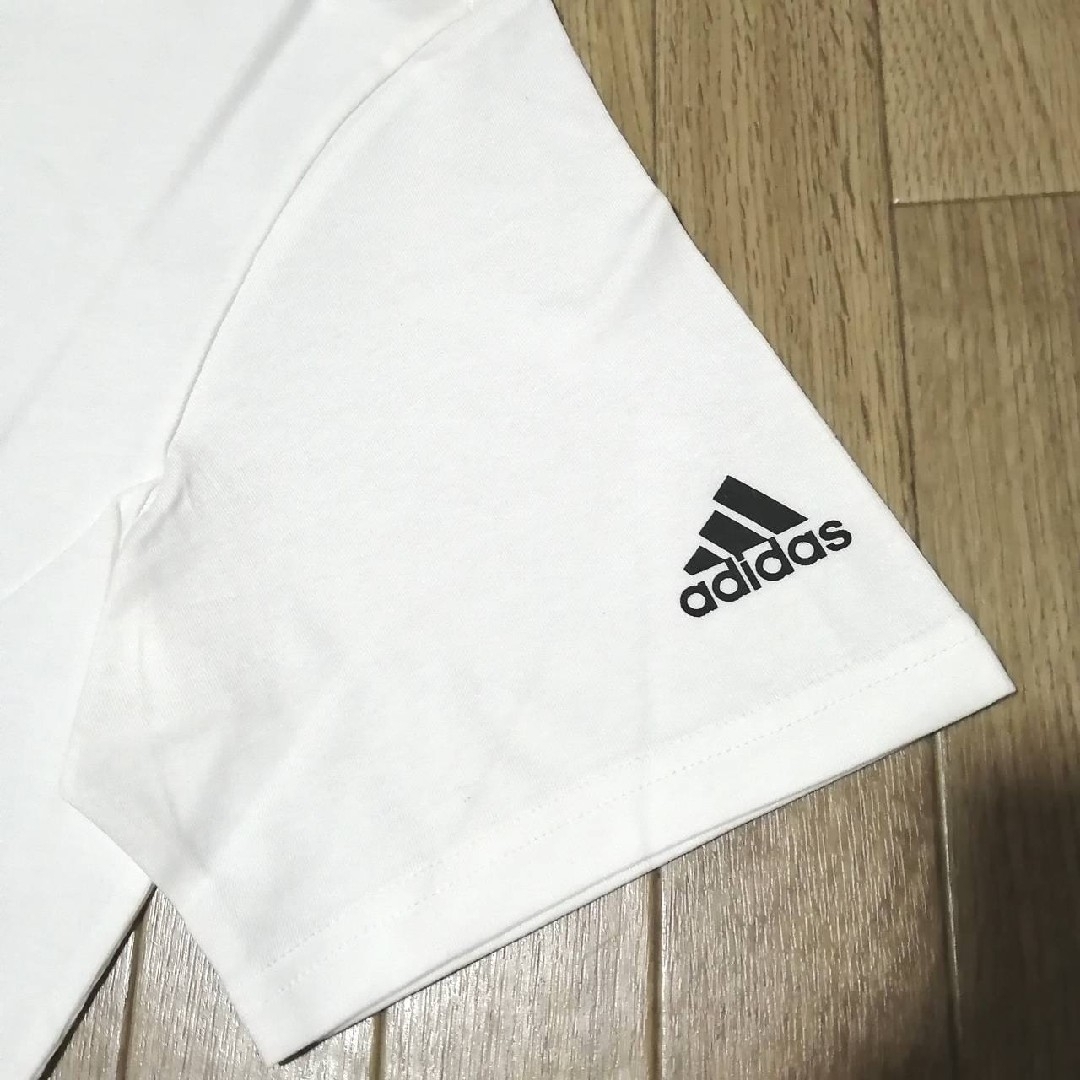 adidas(アディダス)の【大人気Tシャツ】新品　アディダス　メンズ　Tシャツ　Lサイズ　ホワイト　半袖 メンズのトップス(シャツ)の商品写真