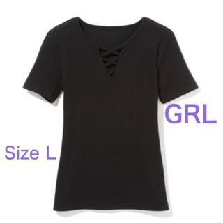 GRL  レースアップテレコトップス