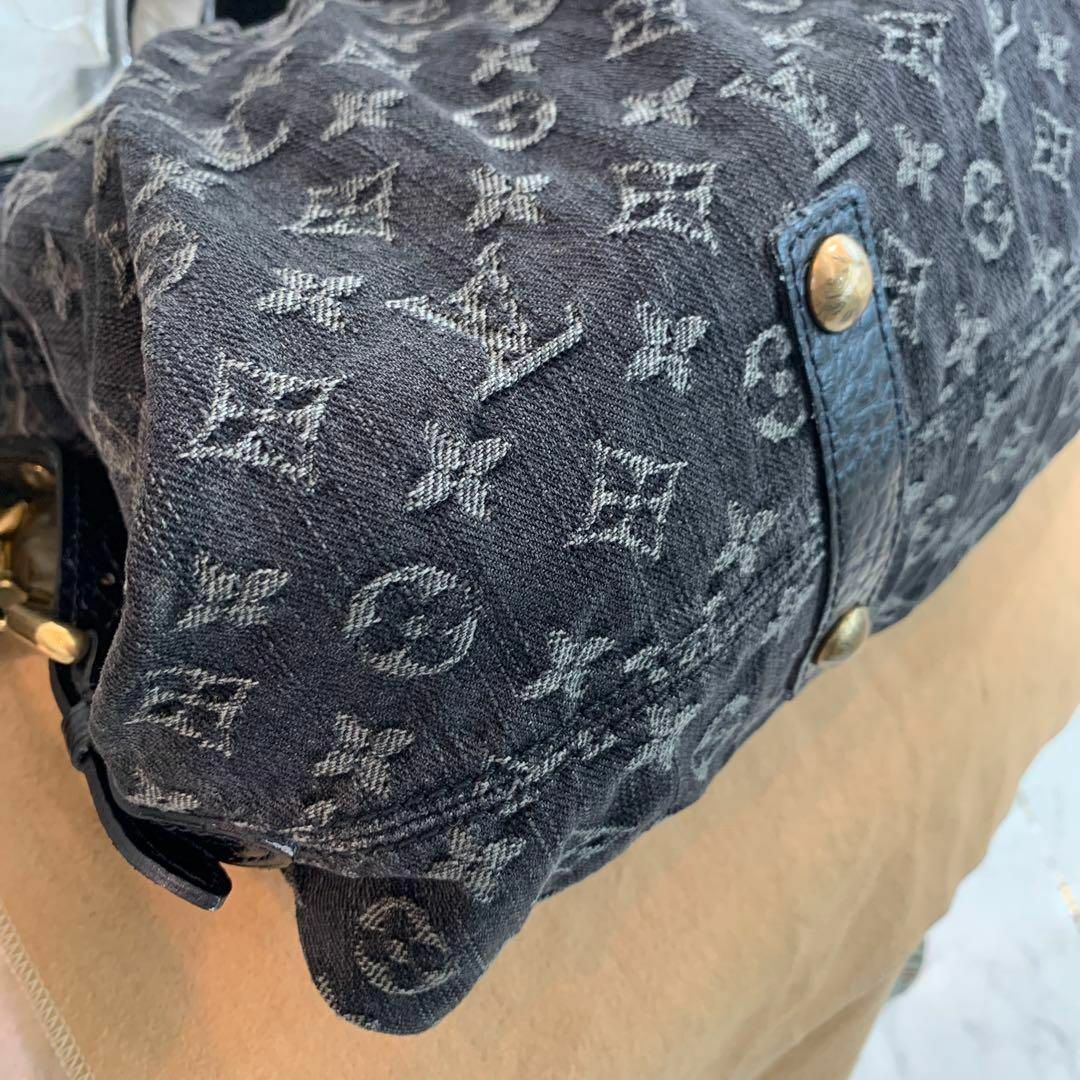 LOUIS VUITTON(ルイヴィトン)の☆超美品☆ルイヴィトン モノグラムデニム ネオカヴィMM 2WAYバッグ 黒 レディースのバッグ(ハンドバッグ)の商品写真