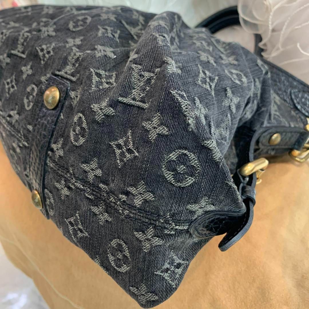 LOUIS VUITTON(ルイヴィトン)の☆超美品☆ルイヴィトン モノグラムデニム ネオカヴィMM 2WAYバッグ 黒 レディースのバッグ(ハンドバッグ)の商品写真