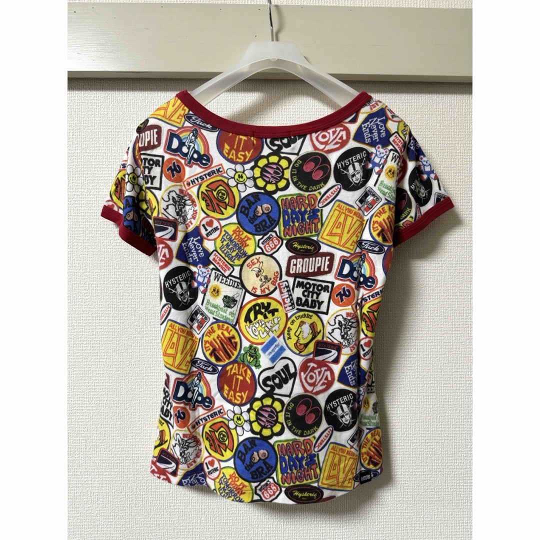 HYSTERIC GLAMOUR(ヒステリックグラマー)のhysteric glamour 総柄チビTシャツ レディースのトップス(Tシャツ(半袖/袖なし))の商品写真