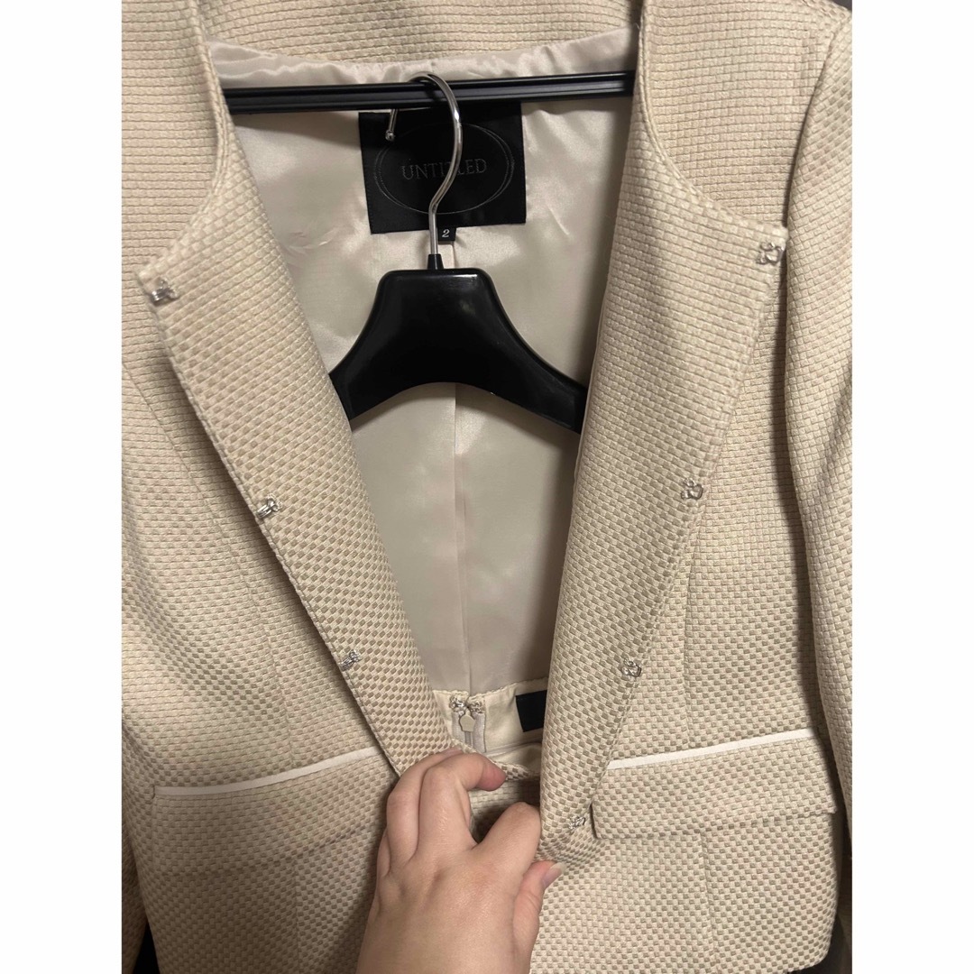 【美品】UNTITLED アンタイトル セレモニースーツ サイズ2 【美品】UNTITLED アンタイトル セレモニースーツ サイズ2