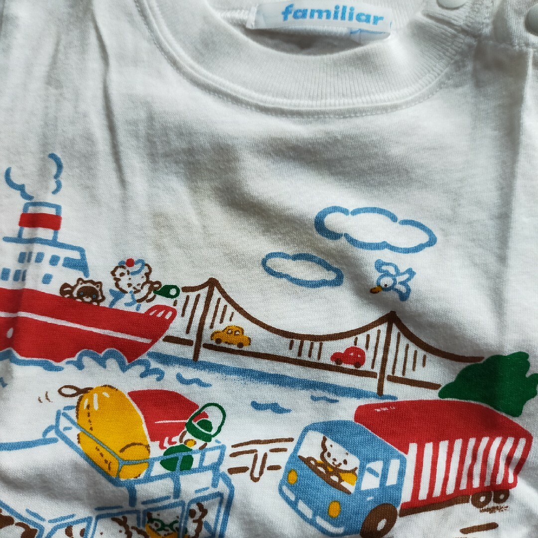 familiar(ファミリア)のファミリア　半ズボン　Tシャツ キッズ/ベビー/マタニティのベビー服(~85cm)(Ｔシャツ)の商品写真