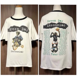 激レア　Green Day 90年代　オリジナルVTG リンガーシャツ　USA(Tシャツ/カットソー(半袖/袖なし))