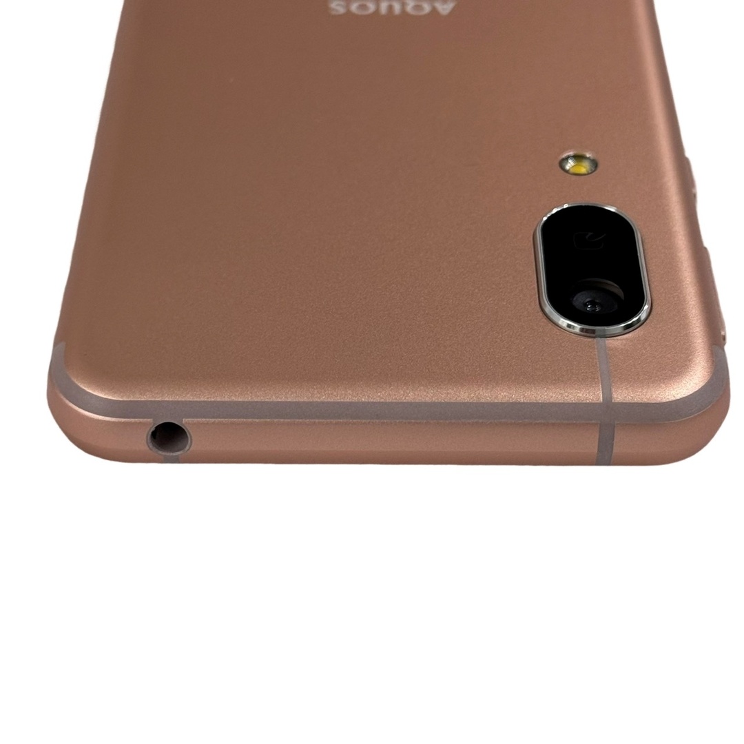 AQUOS(アクオス)のAQUOS sense3 lite SH-RM12 android スマートフォン ライトカッパー 動作確認済み SIMフリー 【中古】 12404K497 スマホ/家電/カメラのスマートフォン/携帯電話(スマートフォン本体)の商品写真