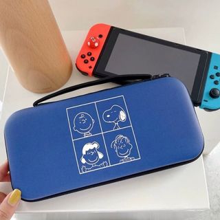 スヌーピー Nintendo Switch ハードケース 【コバルトブルー】(その他)